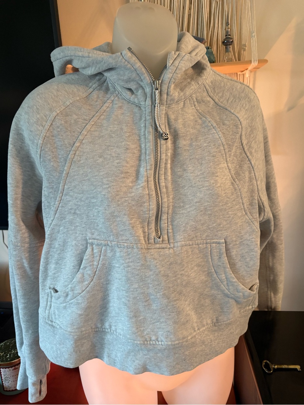Lululemon scuba grey half zip
